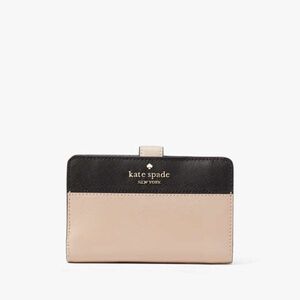 Kate Spade Madison Medium Bifold Wallet - Toasted Hazelnut